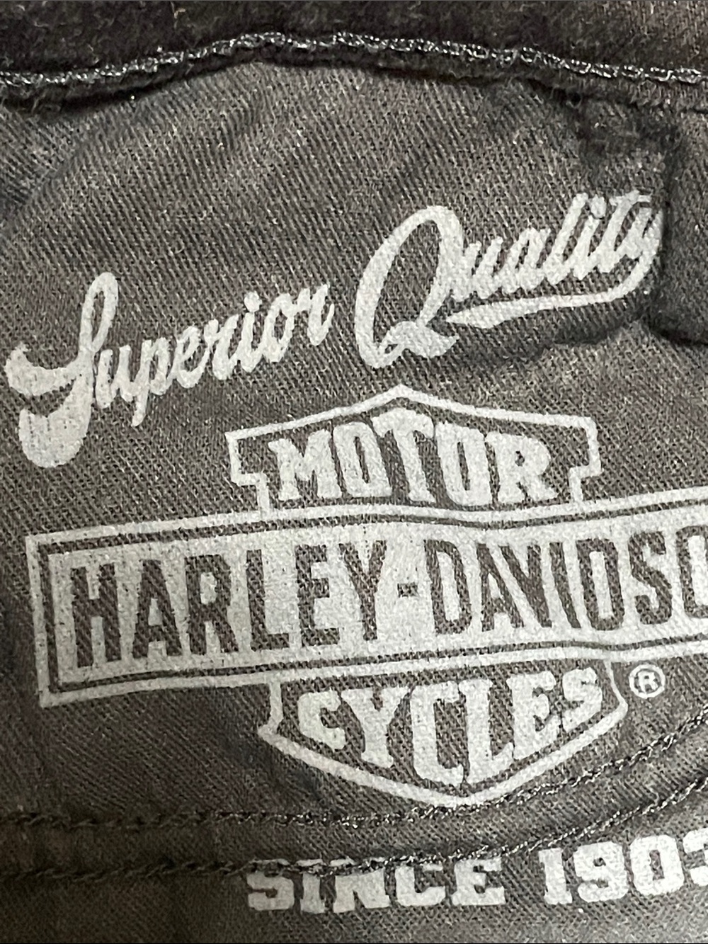 Harley-Davidson Women's Black Hi Rise Shorts. NWOT. Size 31. - Picture 2 of 10